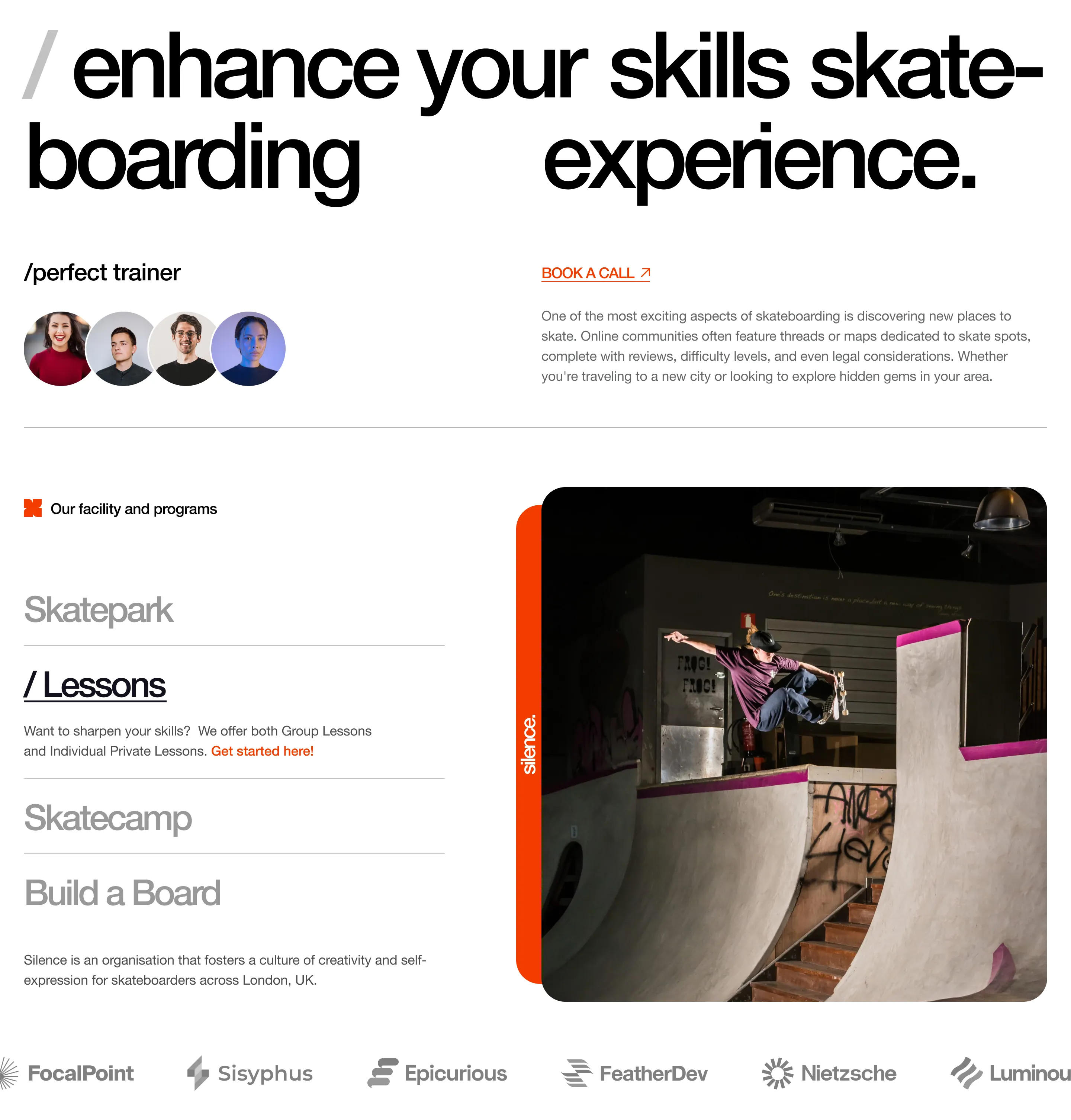 Skateboarding facility preview