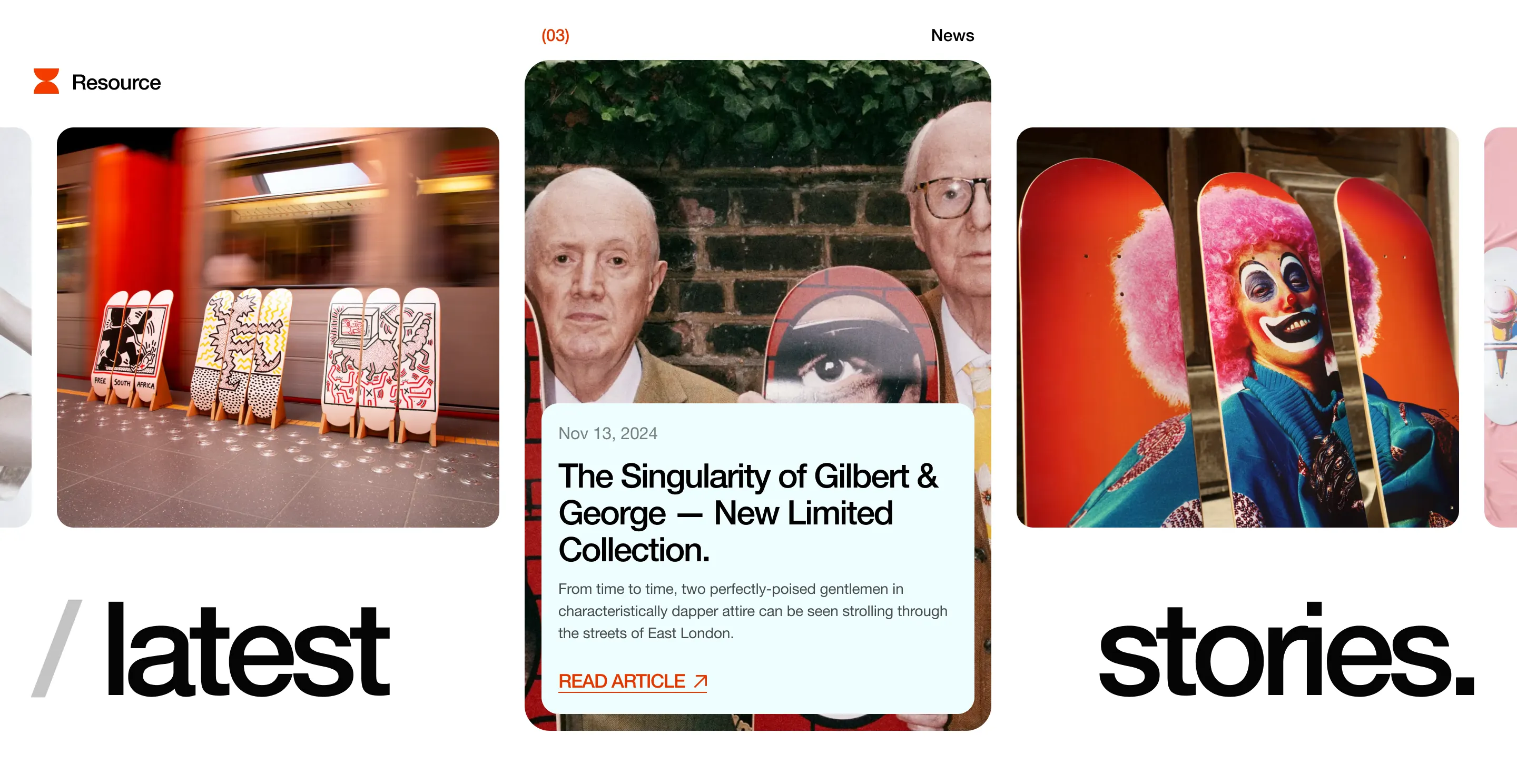 Vintage collection board